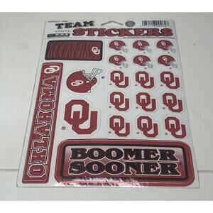 Oklahoma Sooners Westrick Paper Company Team Vinyl Stickers